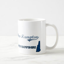 Ny Hampton New Hampshire stadsklassiker Kaffe Koppar
