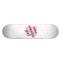 Ny - mexico flicka med klottrat nytt - mexico kart skateboard deck