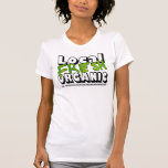 Ny organisk förstörd Tshirt för lokal Tee Shirt