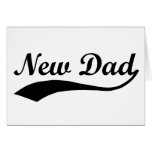 Ny pappa hälsningskort
