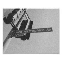 Nya Hamsphire Ave N 1700 Konstfoto