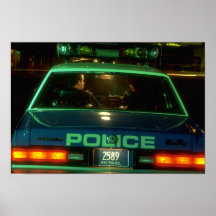 NYC. Polis Affisch