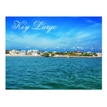 Nyckel- Largo, Florida, USA Vykort