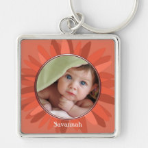 Nyckelring för foto för Gerber daisybaby
