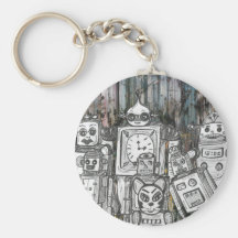 Nyckelring Robots11