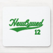 Nygift person 12 (baseball skrivar grönt), musmattor