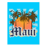 Ö av den Maui Hawaii souvenir Vykort