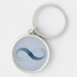 Oändlighetsblått Keychain Nyckelring