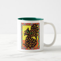 Oaxacan katt kaffe muggar