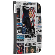 Obama 2008/2012 segerCollage tänder fodral