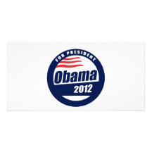 Obama 2012 anpassade foto kort