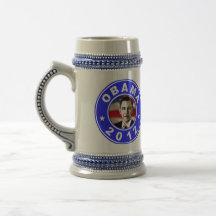 Obama 2012 - Blått Kaffe Kopp