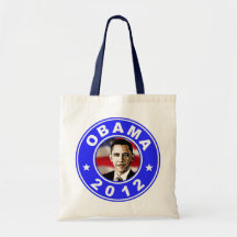 Obama 2012 - Blått Kassar