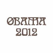 Obama 2012 broderad luvtröja