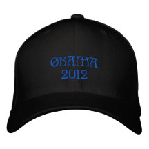 Obama 2012 broderade kepsar
