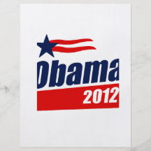 Obama 2012 full färg flygblad