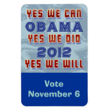 Obama 2012: Ja ska vi den Flexi magneten