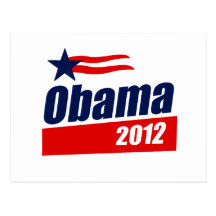 Obama 2012 vykort