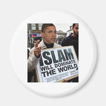 Obama är en Muslim. Kylskåps Magneter