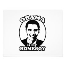 Obama är min homeboy inbjudningskort