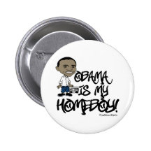 Obama är min Homeboy! Knapp Med Nål