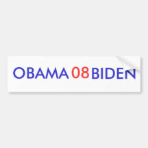 Obama-Biden 08 bildekal
