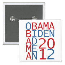 Obama - Biden 2012 kub Knappar