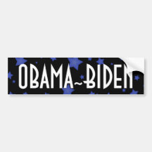 Obama Biden blåttstjärnor Bildekaler