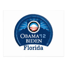 Obama Biden FLORIDA Vykort