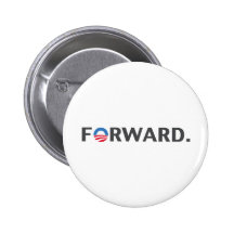Obama/Biden framåt slogan (grå färg) Knappar