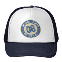 Obama Biden ja kan vi 2008 Trucker Keps