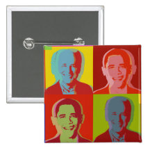 Obama biden knappar
