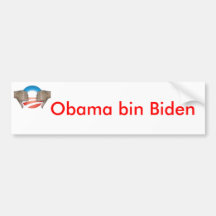 Obama binBiden tum besegrar Bildekal