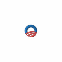 Obama broderade broderad pikétröja