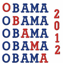 Obama broderade Poloskjortan