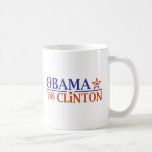 Obama Clinton toppen biljett 2008 Mugg