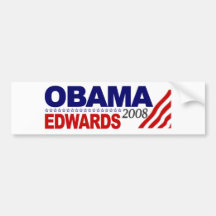 Obama Edwards 2008 Bildekaler