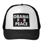 obama för fredmörkskjorta trucker kepsar