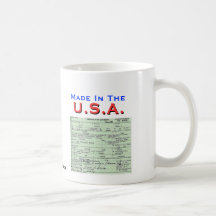 Obama: Gjort i USA Kaffe Muggar