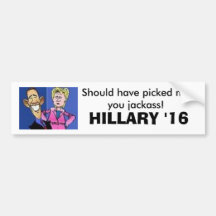 obama hillary, bör ha valt meyoujackassen… bildekaler