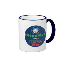 OBAMA HISPANICS KAFFE MUGGAR