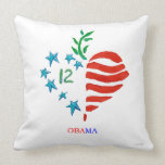 Obama hjärta 2012 kudder
