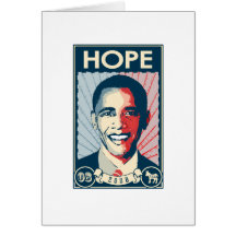 Obama hopp hälsningskort