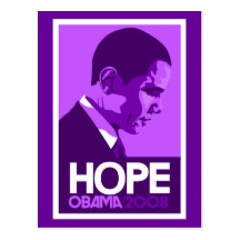 Obama hopplilor vykort