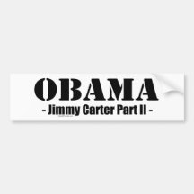 Obama - Jimmy Carter del II Bildekal