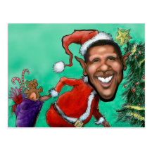 Obama jul vykort