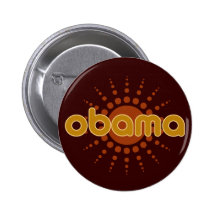 OBAMA - knäppas Knappar Med Nål