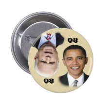 Obama/McCain 08/80 knäppas Knapp Med Nål