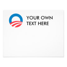 Obama Merchandise Anpassade Inbjudan