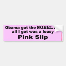 Obama Nobel/rosa snedsteg Bildekaler